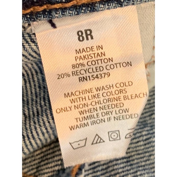 NWT Aeropostale Perfectly Distressed “Mom Jean” Size 8 R - Picture 14 of 14